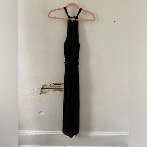 Tommy Bahama Black Halter Maxi Dress